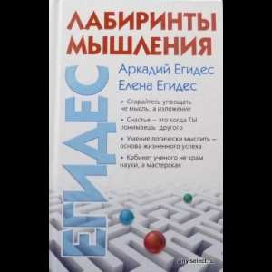 Аркадий Егидес, Елена Егидес - Лабиринты Мышления