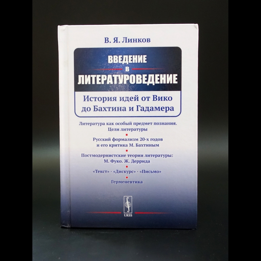 Линков В.Я. - Введение в литературоведение. История идей от Вико до Бахтина и Гадамера
